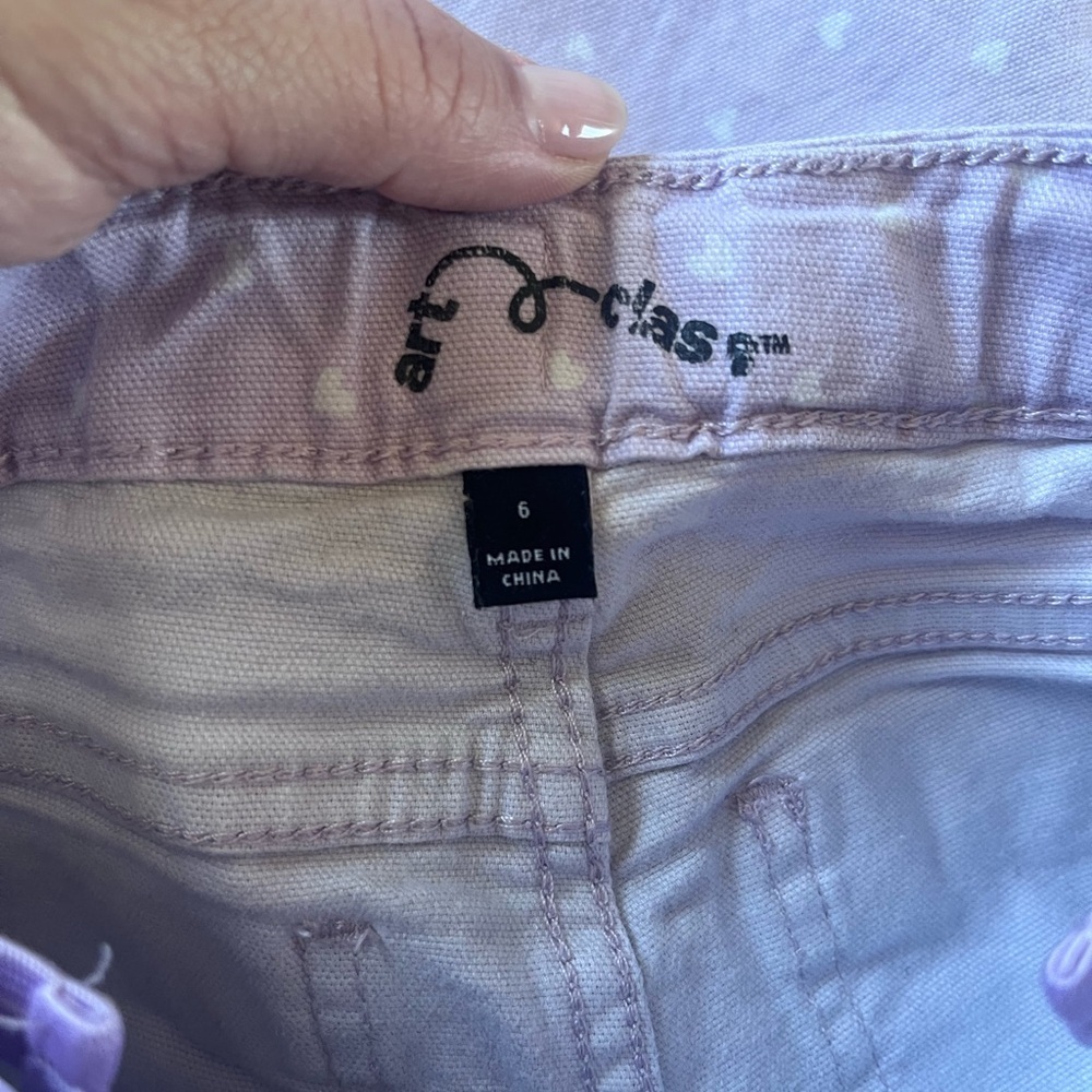 Art Class Light Purple Kids Jeans - Picture 2 of 6